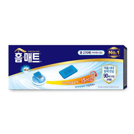 홈매트훈증기 전기훈증살충기 모기 리필270매트