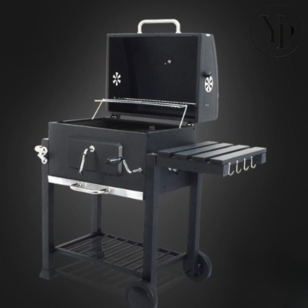 숯불 훈제 바베큐 그릴 화로대 캠핑 가정용 셀프 파이어 훈연 BBQ 숯구이판