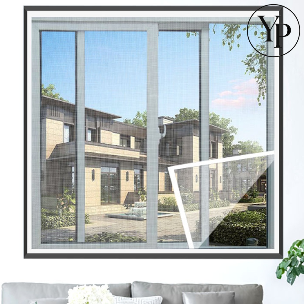 셀프 창문 모기장 설치 방충망 미세 탈부착 무타공 벌레차단 방진망 간편설치 방충커튼