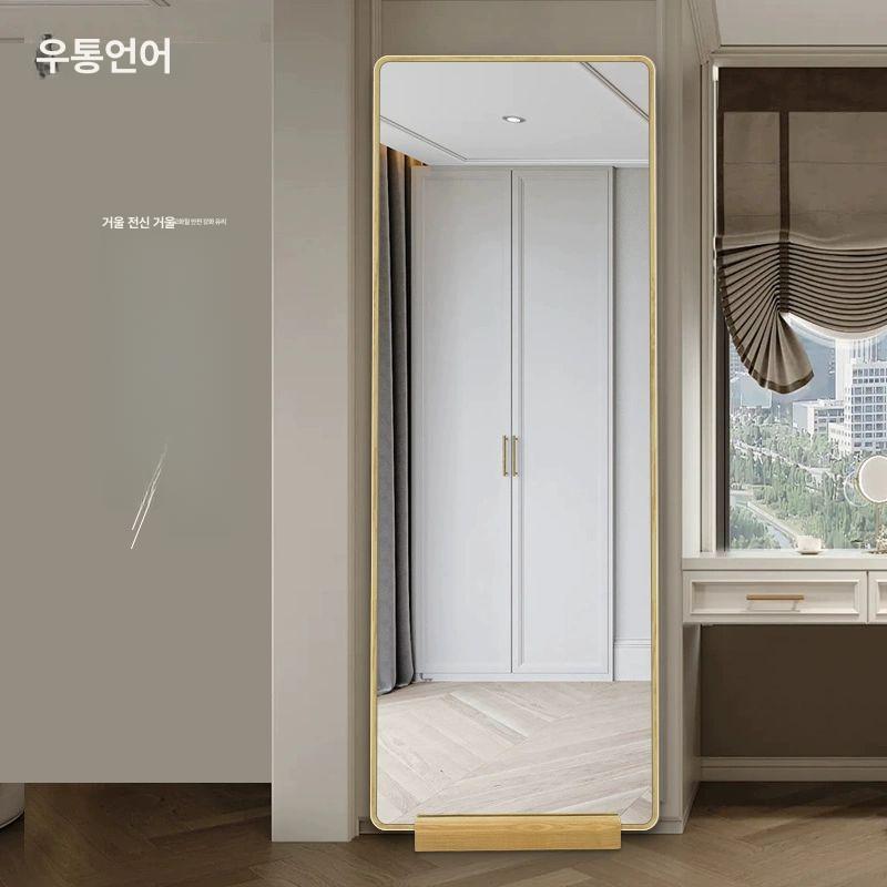 전신 거울 받침대 거치대 스탠드 미러 지지대 너도밤나무 색상 400x1200mm - 상세 이미지 3