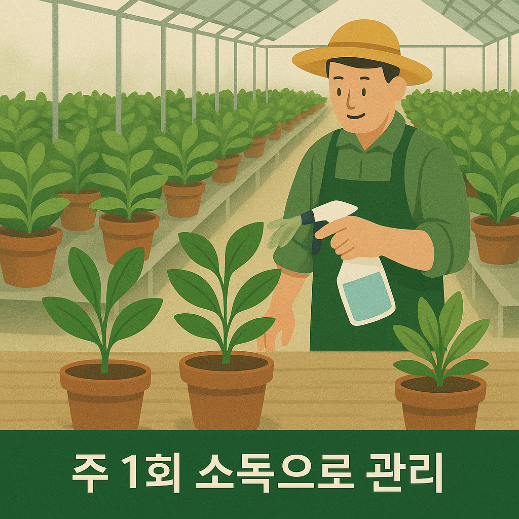[공기정화식물] 타라 식물 화분 실내화초 그늘 음지 반려 키우기 - 상세 이미지 5