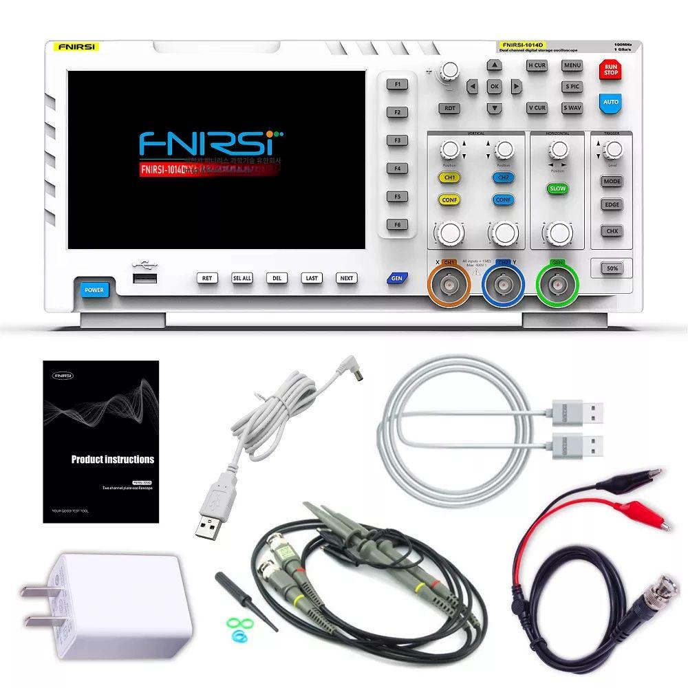 FNIRSI 디지털 오실로스코프 1014D 미니 휴대용 듀얼 채널 FNIRSI-1014D - 상세 이미지 5