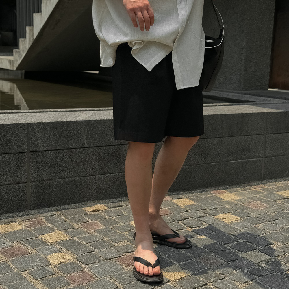 남자버뮤다팬츠 치노팬츠 남자와이드반바지 - 상세 이미지 5