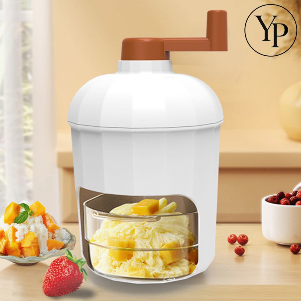 가정용 눈꽃 빙수기계 수동식 얼음분쇄기 팥빙수 슬러시 빙수기 메이커 제조기