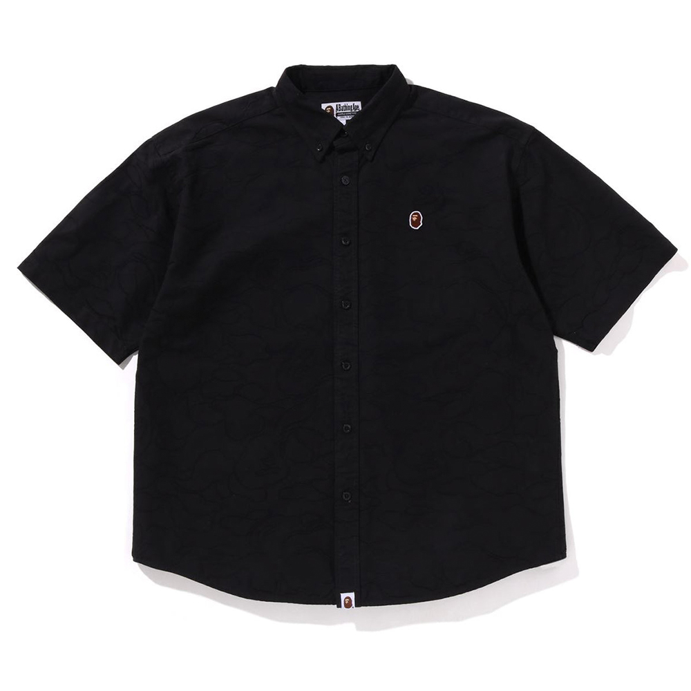 베이프 셔츠 LINE CAMO JACQUARD ONE POINT OXFORD SS SHIRT 1L30-132-302 - 상세 이미지 3