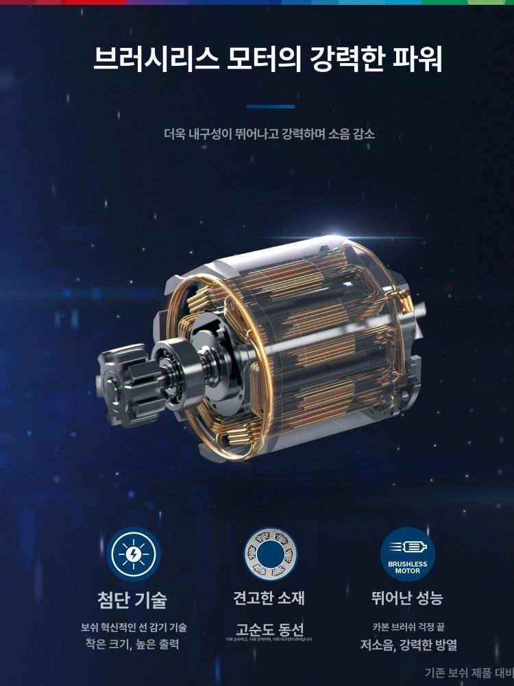 보쉬 충전 전동 무선 핸드 앵글 그라인더 GWS180-LI 100mm 베어툴 GWS180-LI 100mm 베어툴 - 상세 이미지 5