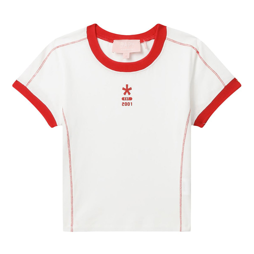 베이프 우먼즈 반팔티 BAPY LOGO RINGER TEE YL20-209-307 - 상품 이미지