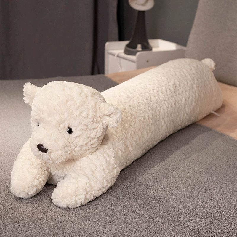 토끼 바디필로우 안고자는 베개 인형 롱 쿠션90cm화이트 흰곰 - 상세 이미지 5
