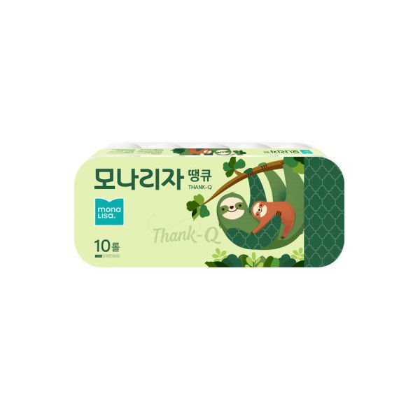 모나리자 땡큐 50m 두겹 화장지 10롤 x 10개(100롤) : 에이티씨홀딩스