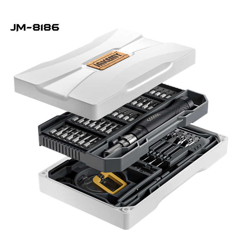 정밀 만능 공구 소형 드라이버 안경 육각렌치 별나사 별비트 삼각형 세트 JM 8186 블랙 이미지 7