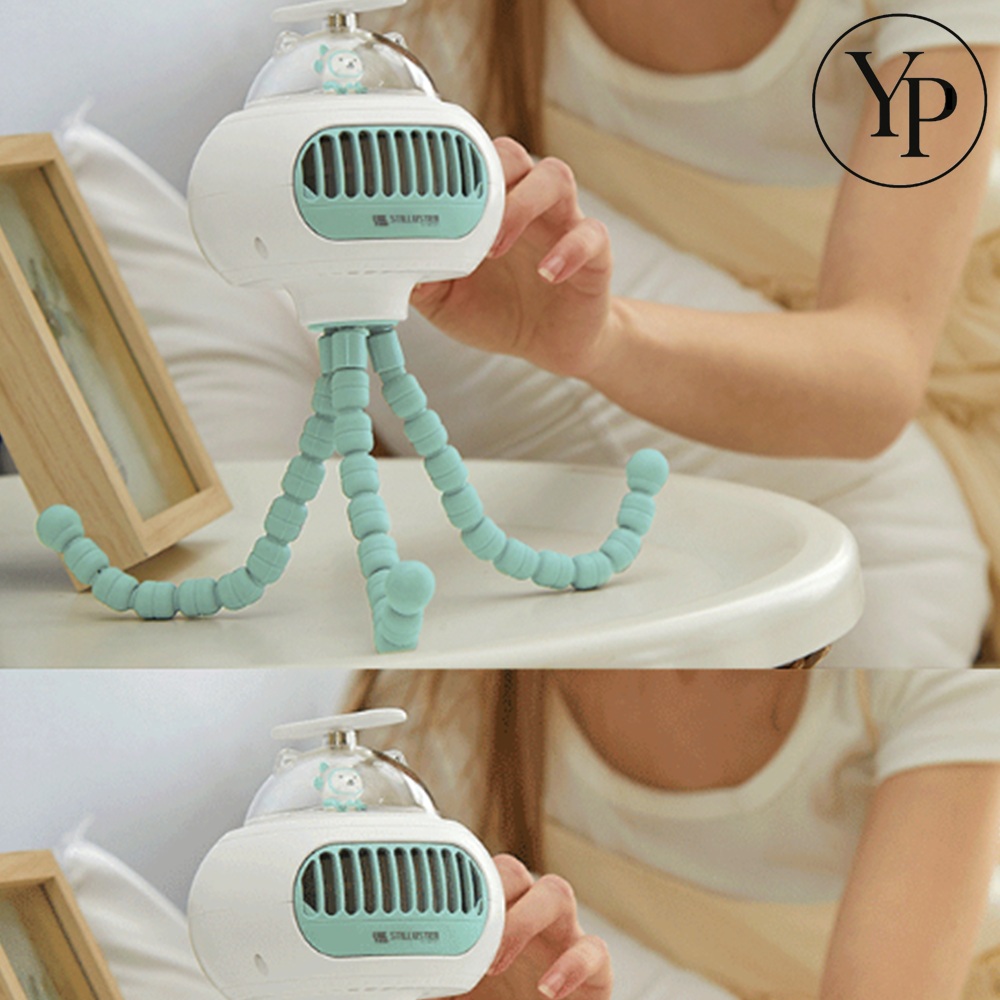 테이블 자바라 휴대용 선풍기 날개 없는 미니 무선 써큘레이터 여름 유모차 나들이 필수템