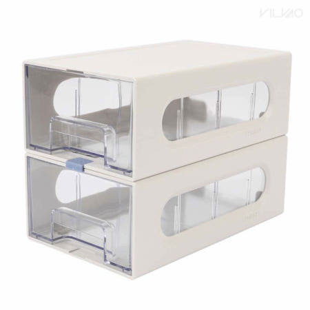 빌바오 다용도 멀티박스 서랍형 칸막이 2단 사무용품 액세서리 정리