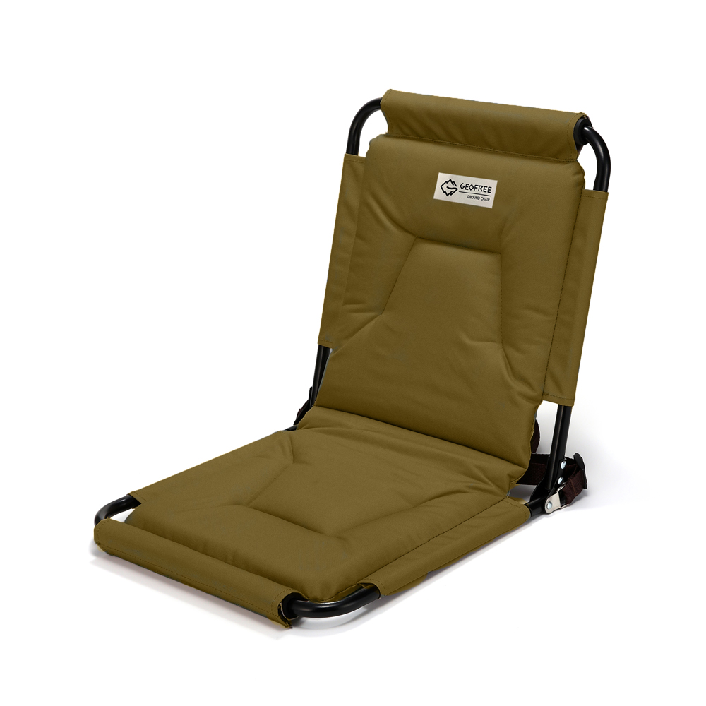 지오프리 릴렉스 그라운드 좌식의자 체어 폴딩 접이식 캠핑 올리브
