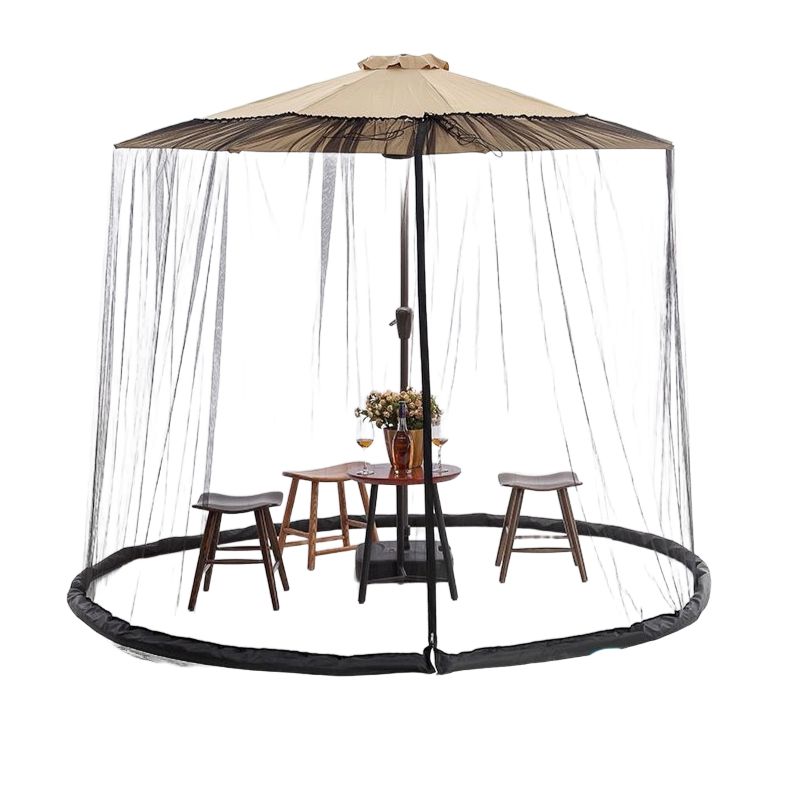 대형 파라솔모기장 야외 캠핑 낚시 그늘막 텐트형 모기장 블랙 기본 300x230