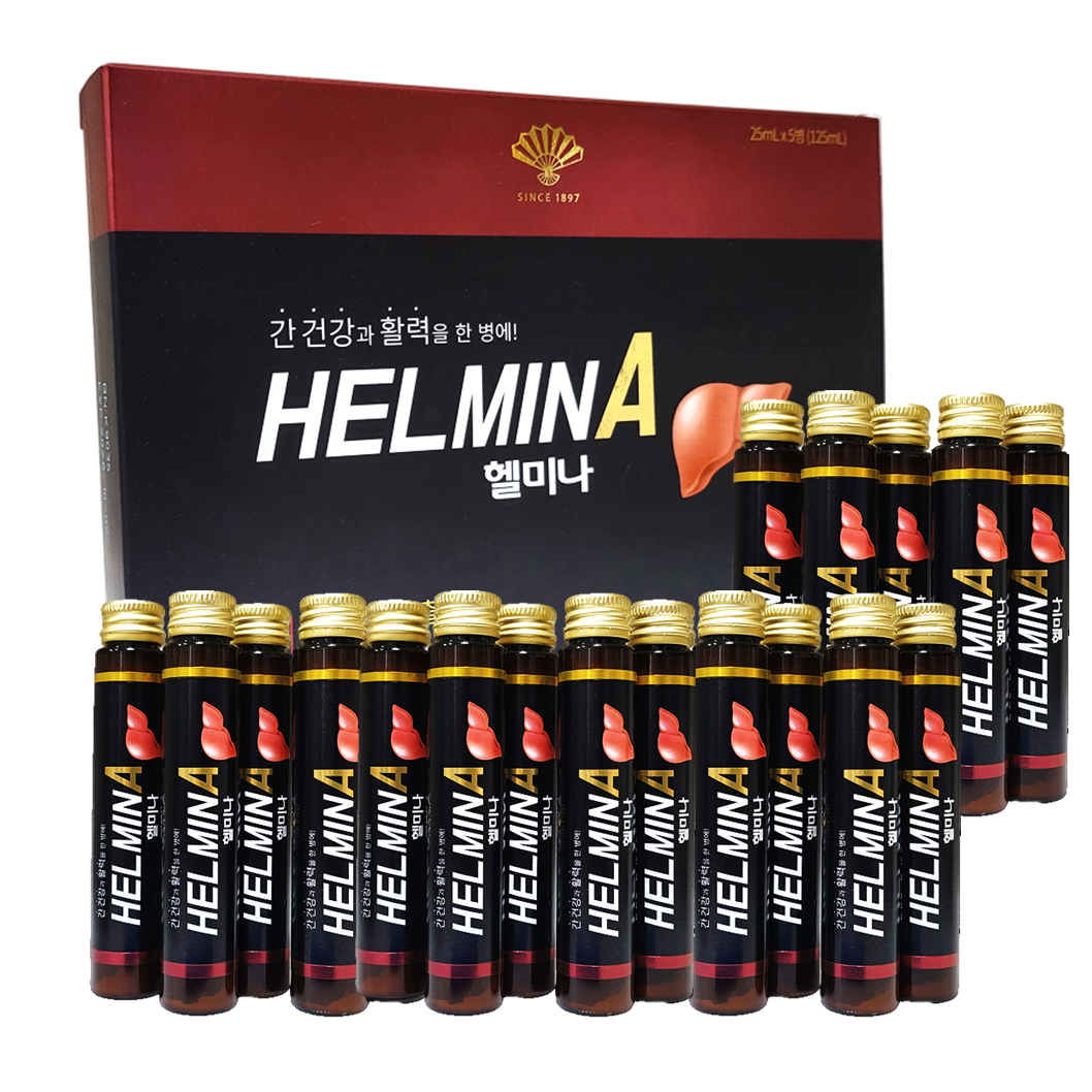 동화약품 헬미나 25ml x 30병 1개월분 실리마린 밀크씨슬 L-아르기닌 - 상품 이미지
