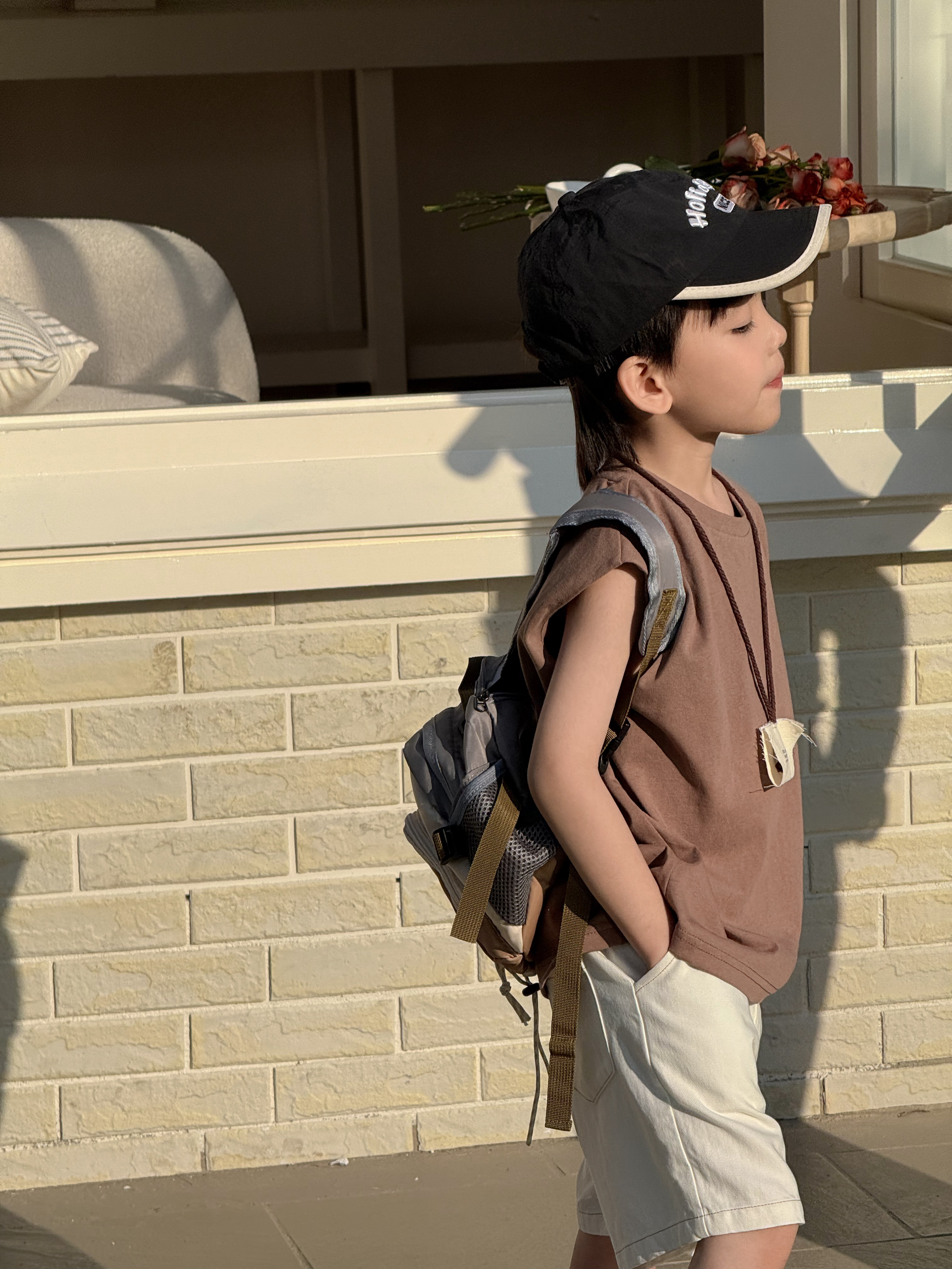 Irene's Closet 컬러블럭 다용도 미니 레저백 세컨드백 유아 주니어 사계절