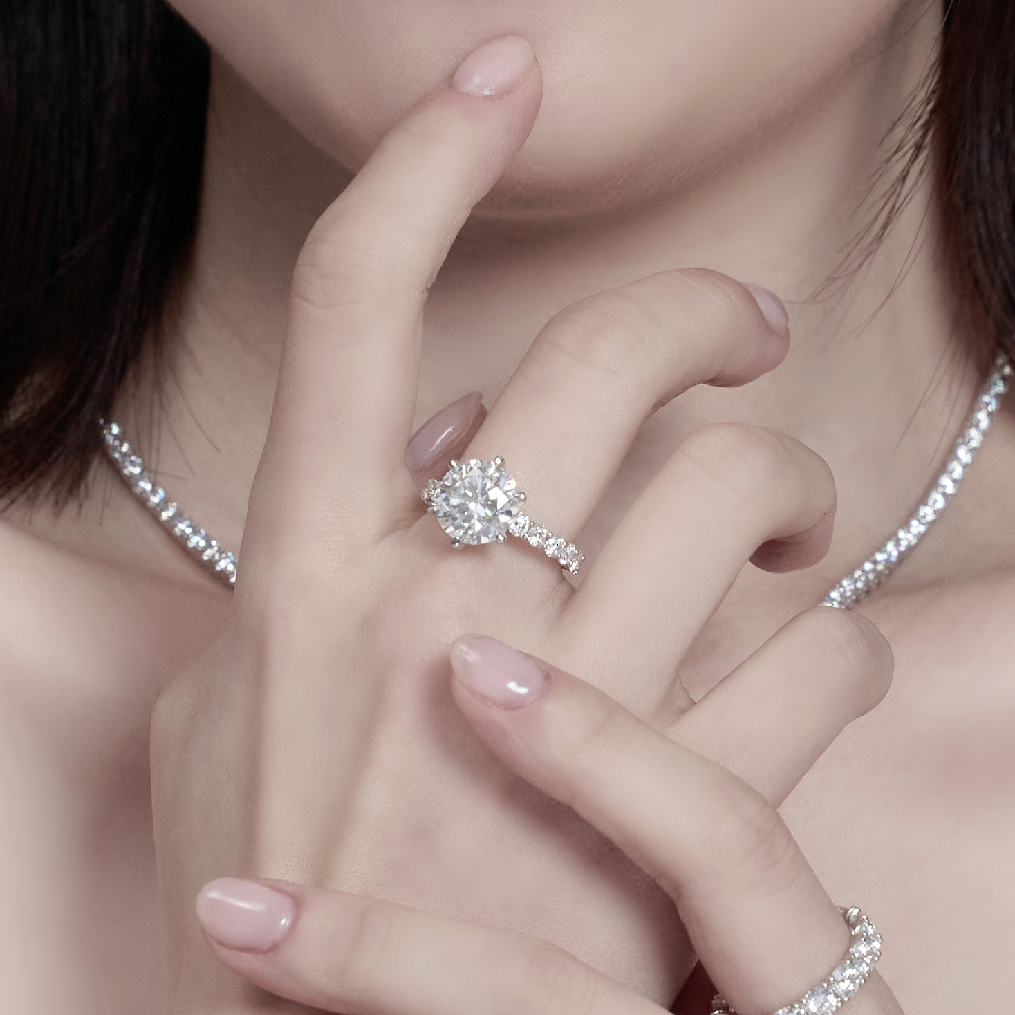 5캐럿 랩다이아 루미네 반지 IGI 랩다이아몬드 D컬러 14k 18k - 상세 이미지 3