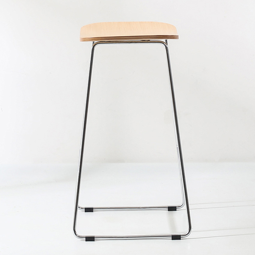 라인 미니멀 원목 화장대 쇼파 스툴 Line Minimal Stool - 상세 이미지 4