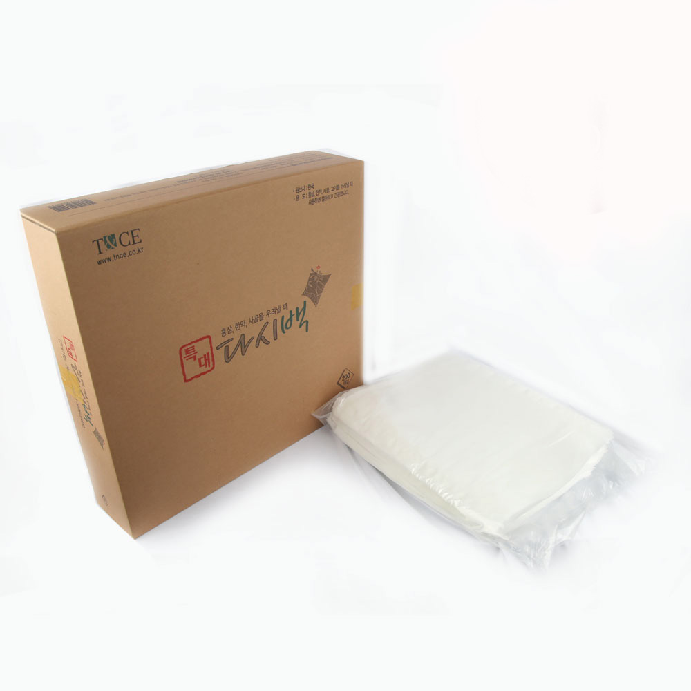 가게용 다시백 특대형 200매 육수망 다시팩 국물팩 국물백 육수거름망 국물망 걸음망 - 상품 이미지
