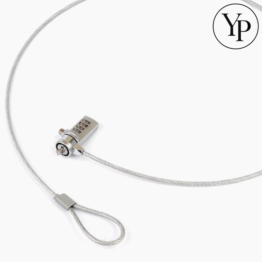 노트북 잠금장치 자물쇠 도난방지 보안 케이블 번호자물쇠 분실방지 비밀번호