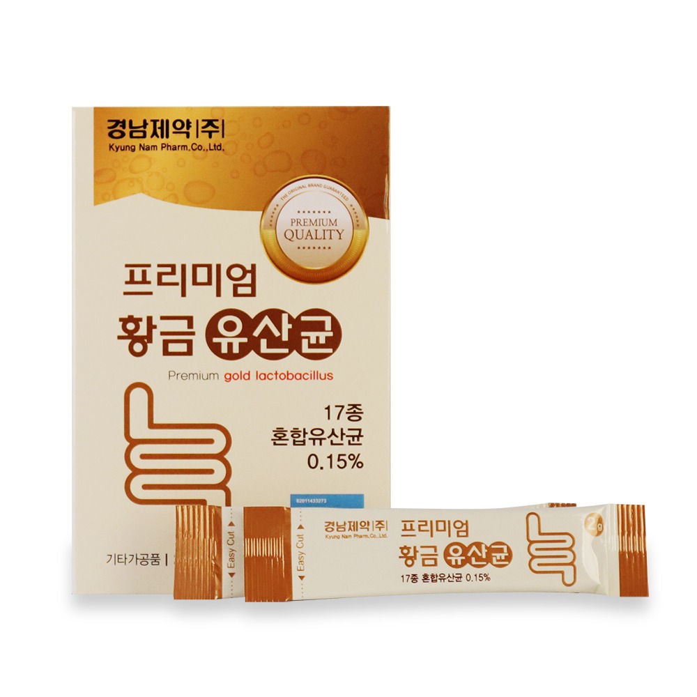 경남제약 프리미엄 황금 유산균 가루 시트르산 뉴데이라이프 리부트 30포, 1개 - 상품 이미지