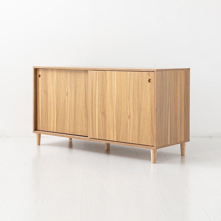 폴라보 TV거실장 12064 1200x450x640mm, 라이트브라운 9117.2539