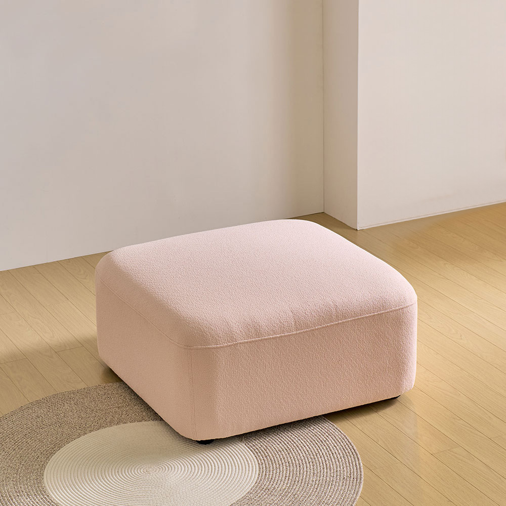 스코나 콘테라 부클레 아쿠아텍스 이지클린 패브릭 모듈 보조 스툴 1인 소파