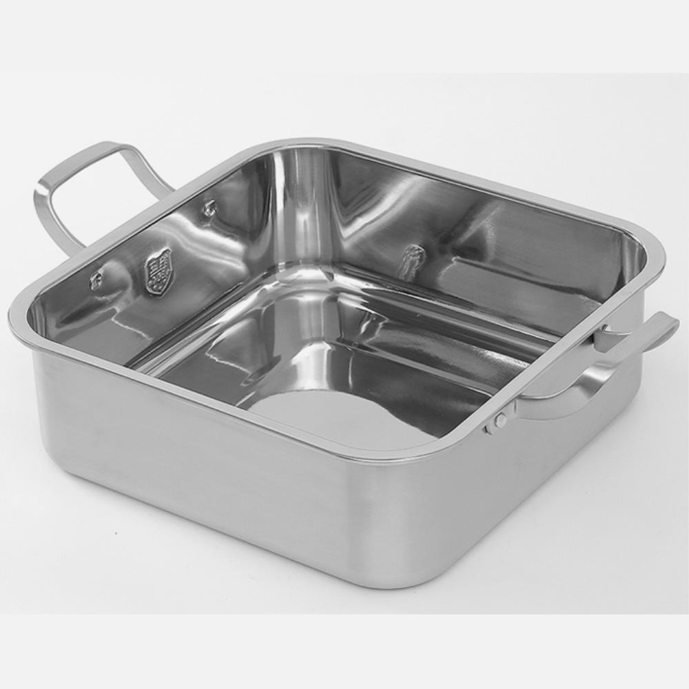 찌개 탕 찜요리 스텐 샤브샤브 전골냄비 부대찌개팬 캠핑용전골냄비 전골그릇 탕냄비 캠핑전골냄비 전골팬 : 앰클렌