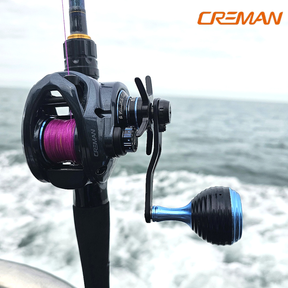 크레만 V7 베이트릴 4.8 지깅핸들 쭈꾸미 문어 갑오징어 광어 선상 낚시 릴