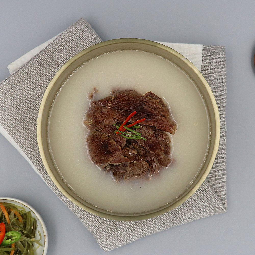 손가네 곰탕 한우 사골곰탕 꼬리 500g 곰국 : 점빵아저씨
