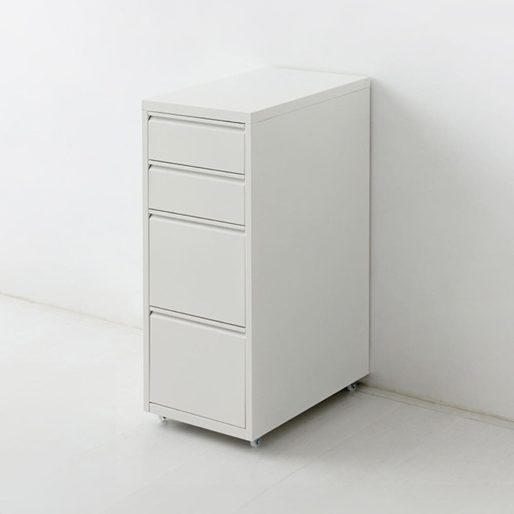 도미닉 서랍장 2.2단 280x410x685mm, 4단, 다크그레이 9374.8500 이미지 6