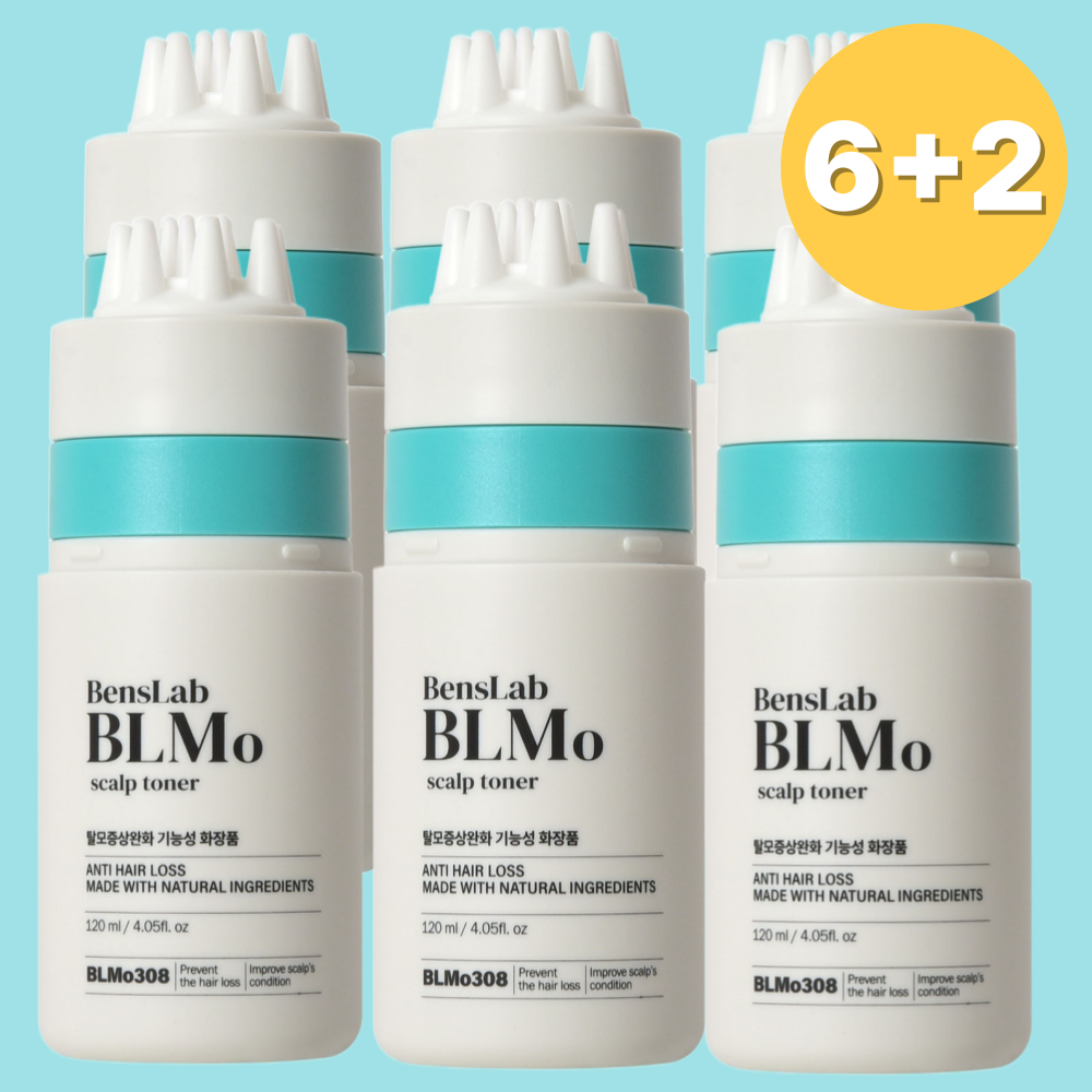 [행사상품] 벤스랩 비엘모 두피토너 대용량 120ml, 6+2 행사(탈모완화 기능성)