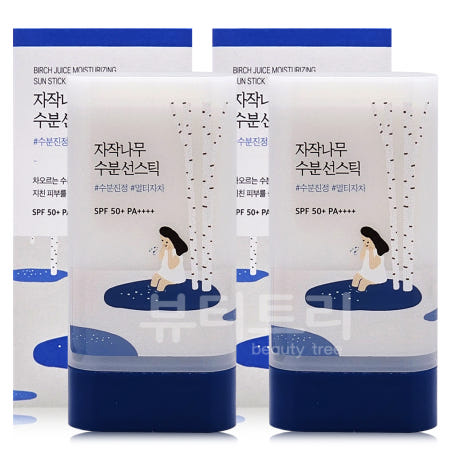 라운드랩 자작나무 수분 선스틱 19g + 19g