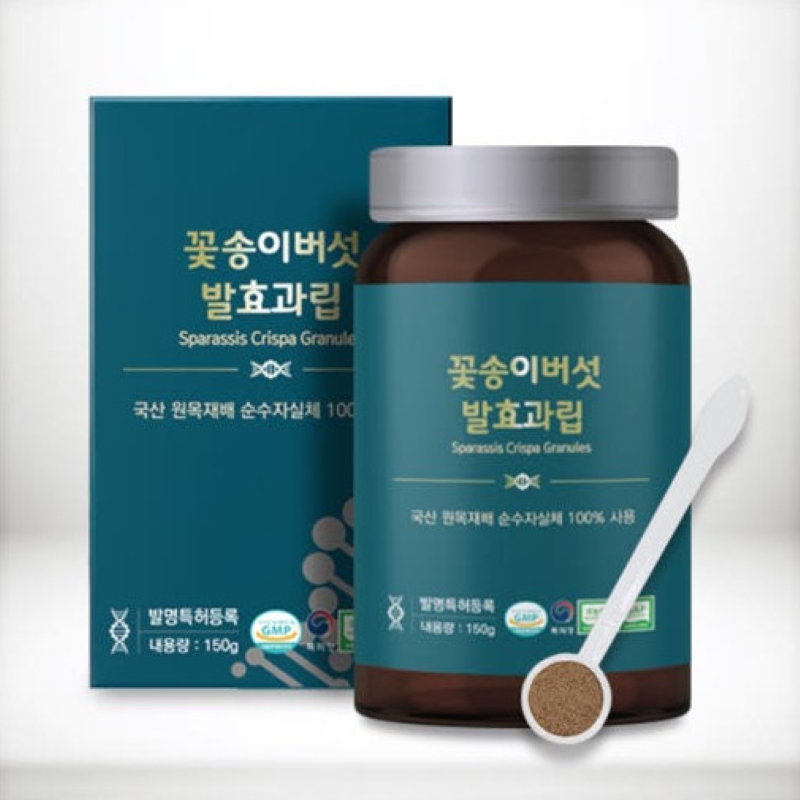 100% 원목 꽃송이버섯 발효과립 150g 베타글루칸 최다함량 1개월 - 상품 이미지