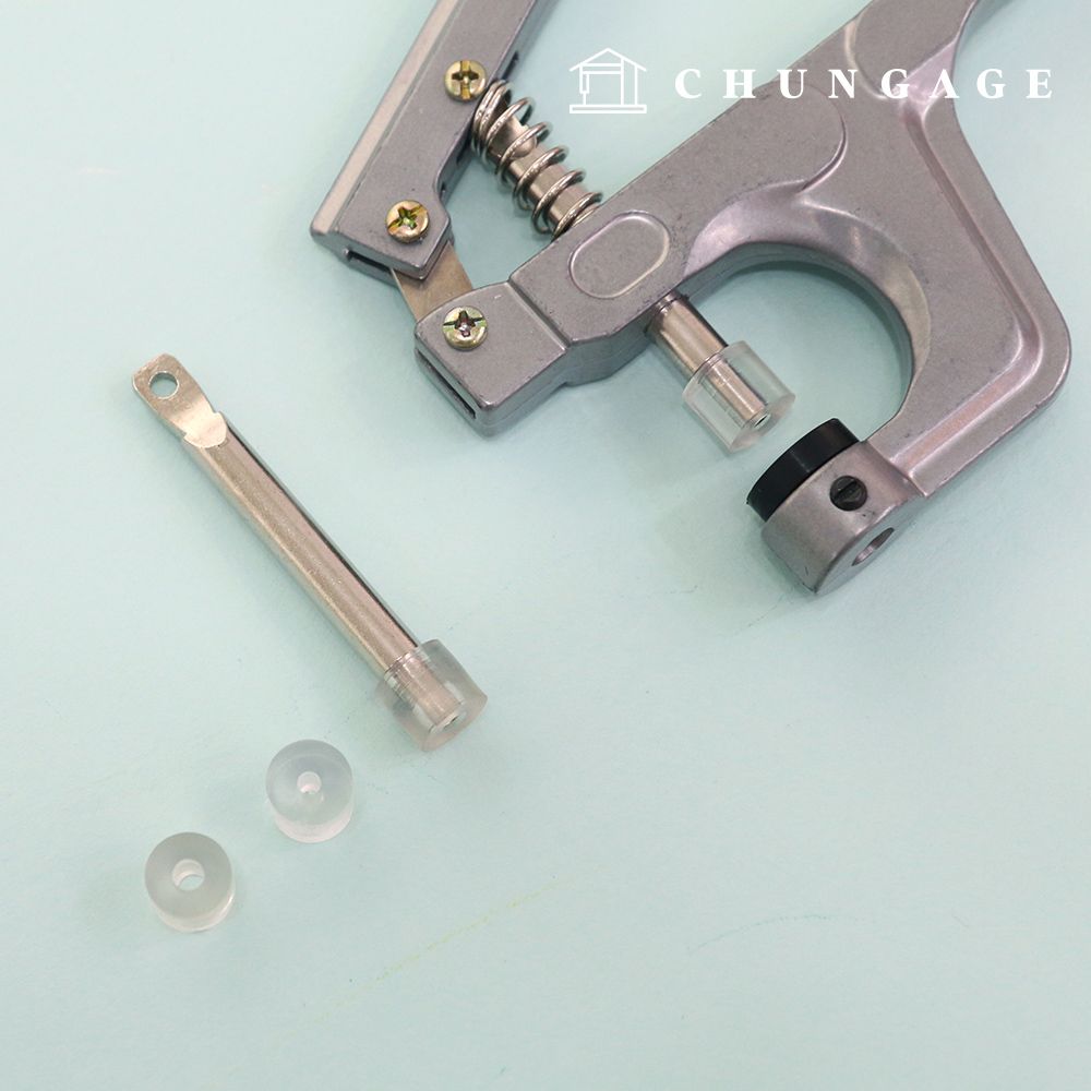 똑딱이 단추 플라스틱 티 스냅 단추 달기 옷만들기 펀칭기