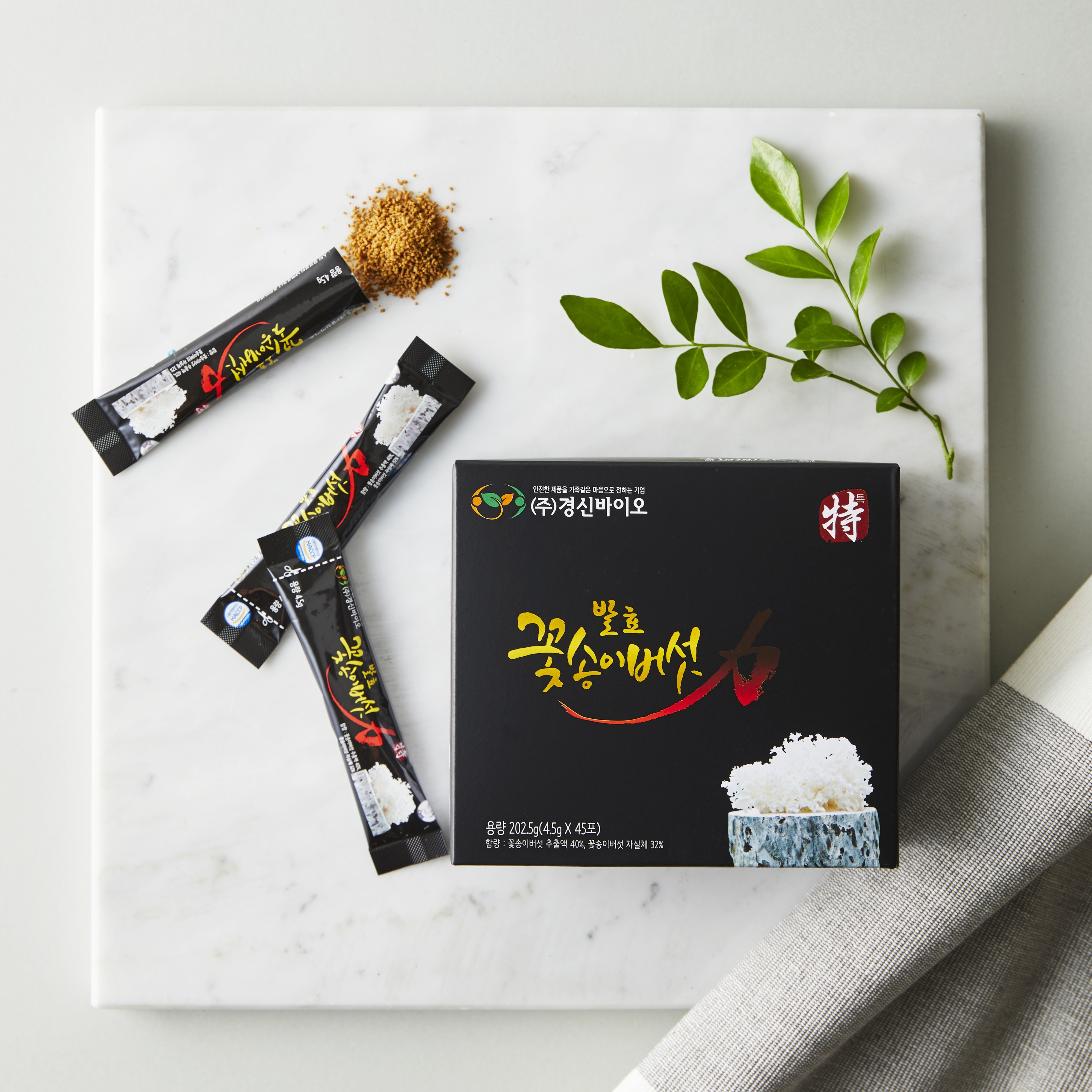 [경신바이오] 발효꽃송이버섯 효소 특 베타글루칸 현미 유기농 꽃송이버섯 90포, 1개월 - 상세 이미지 4