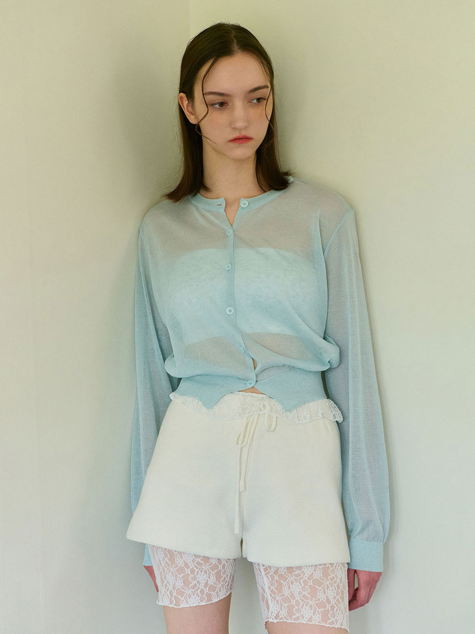 [CAMINO] 썸머 린넨 가디건 스카이 블루