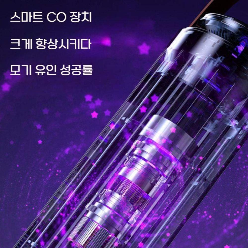무선 모기 퇴치기 전기 램프 흡입식 충전식 회전 벌레 트랩 자외선 파리 해충퇴치기 - 상세 이미지 4