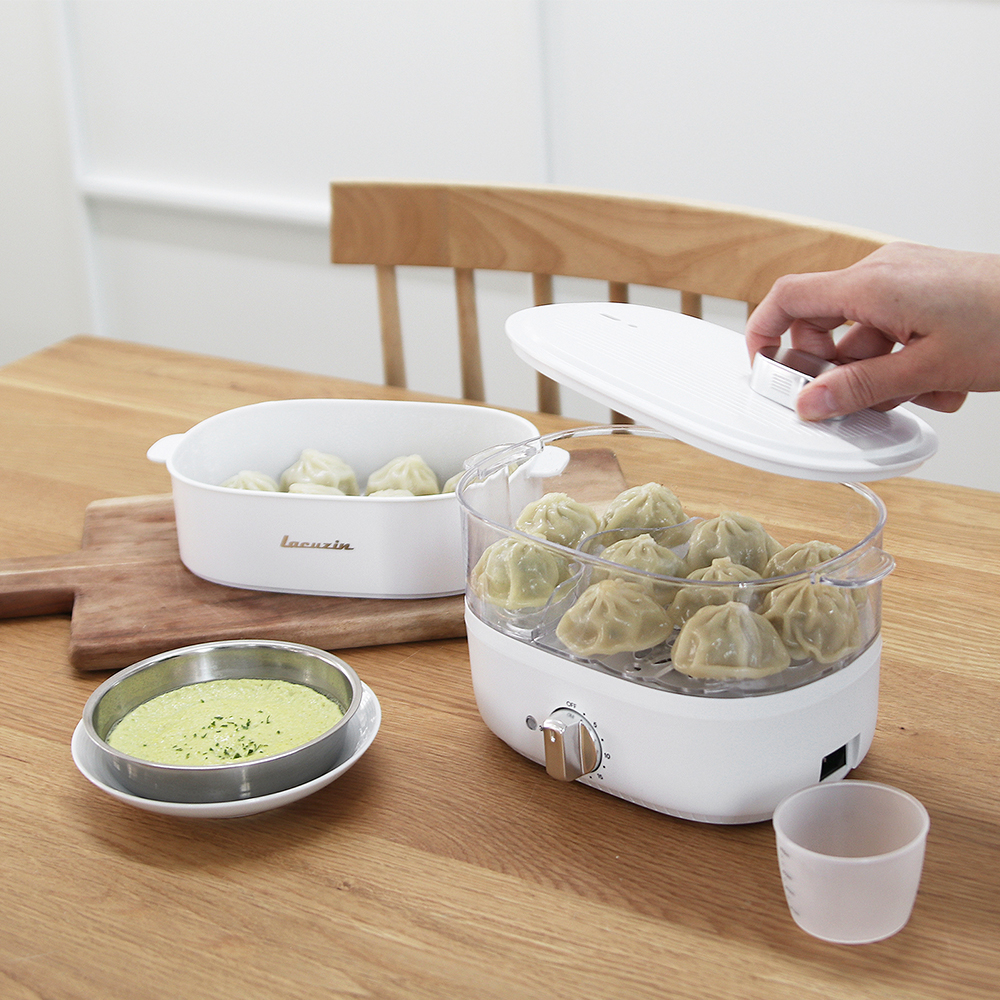 라쿠진 2단 계란찜기 미니찜기 에그쿠커