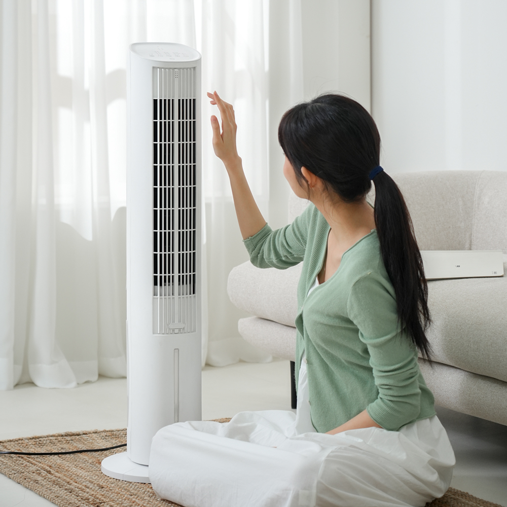 한경희 가정용 냉풍기 4L 타워형 이동식 에어쿨러 얼음선풍기 L800