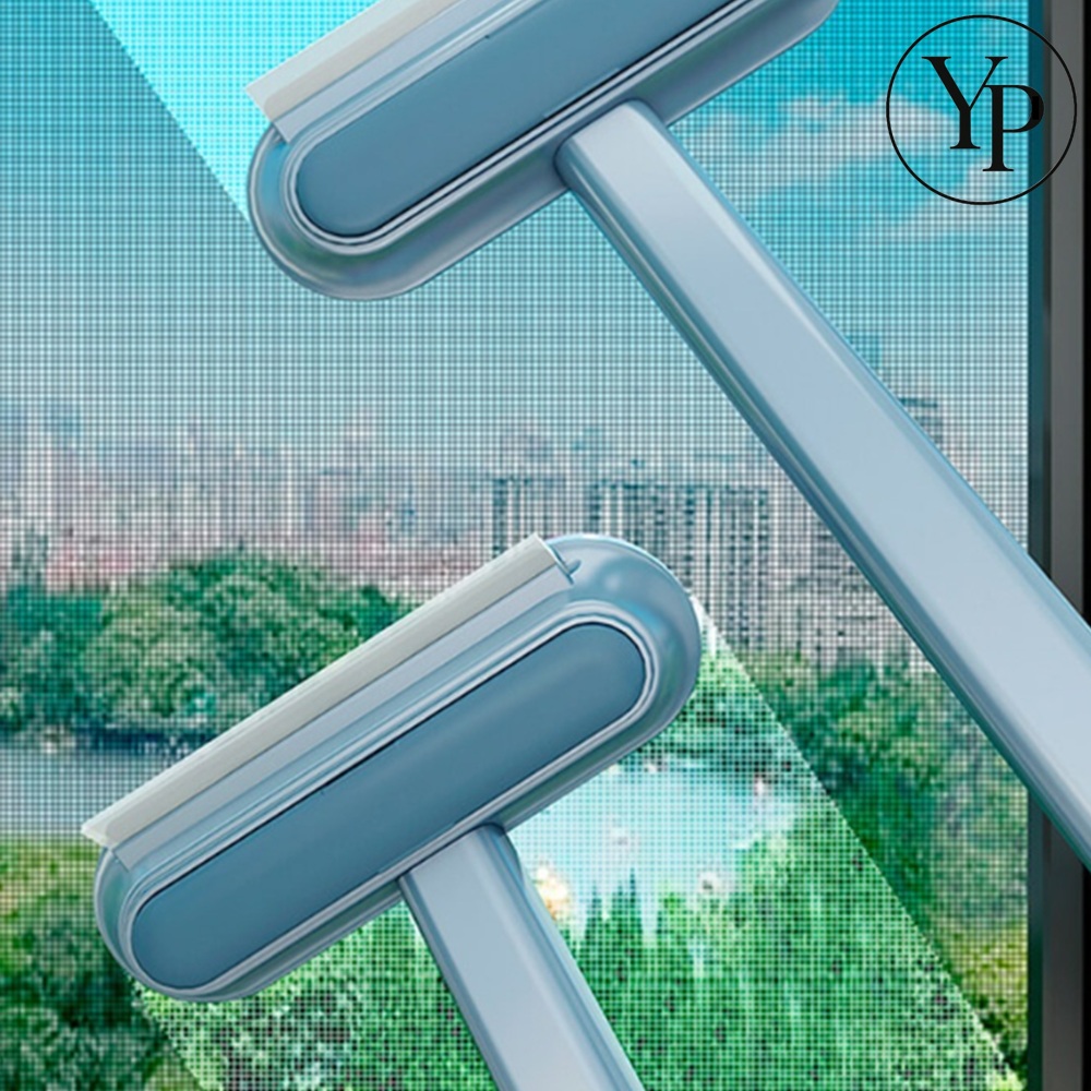 방충망 청소솔 유리창 청소도구 와이드 스퀴지 브러쉬 크리너 물기제거 먼지클리너