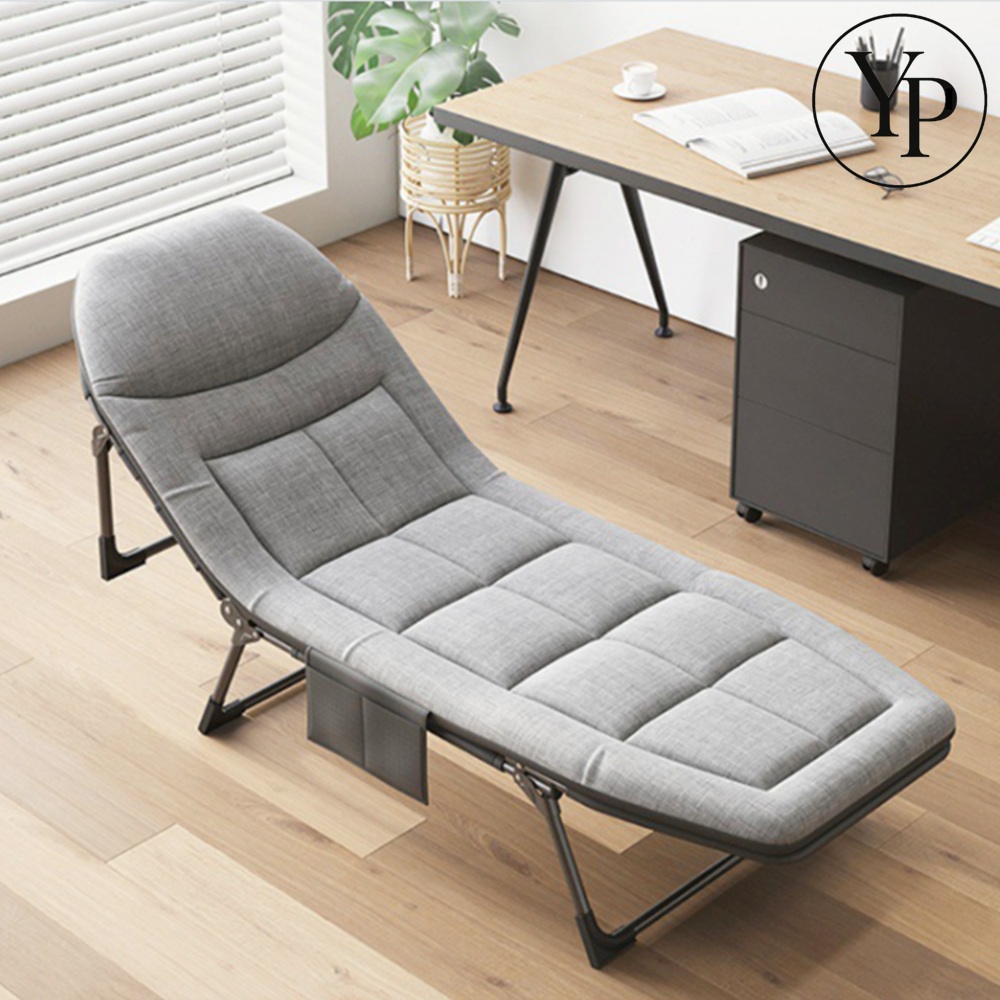 1인용 접이식 간이침대 폴딩베드 휴게실 캠핑 싱글 보조 공간활용 소파 침대의자