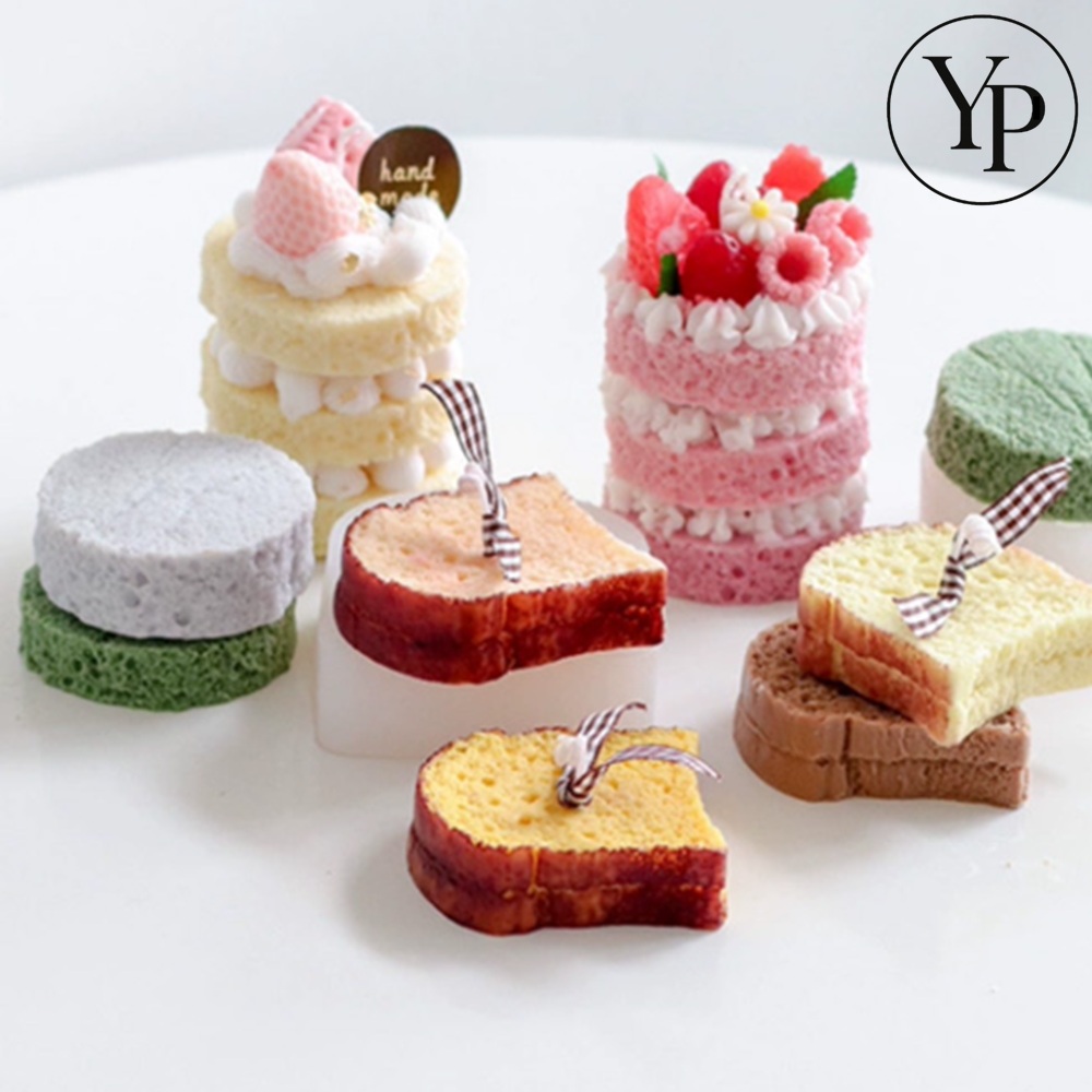 식빵 모양 캔들 몰드 용기 도자기 석고틀 수제 비누 트레이 핸드메이드 diy 양초몰드