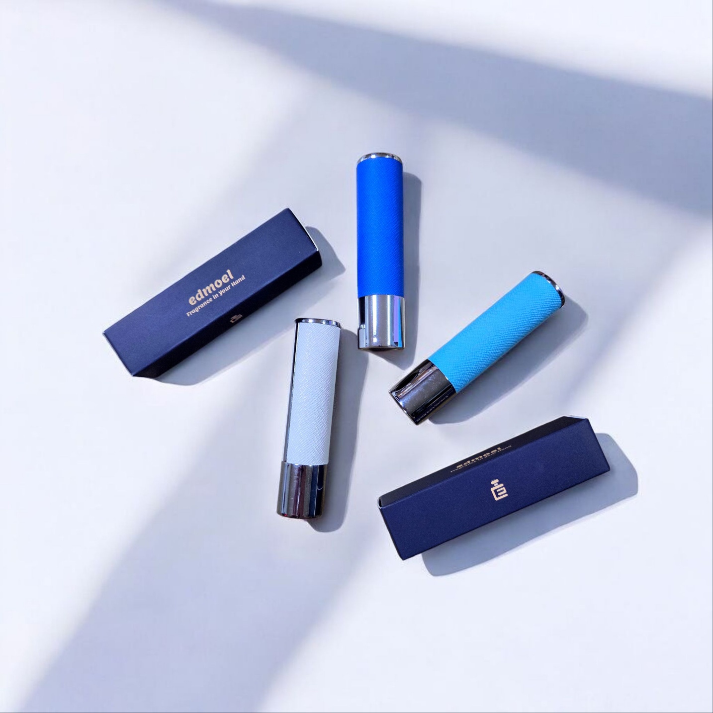 에드모엘 펌핑식 향수공병 향수 소분 용기 레더 에디션