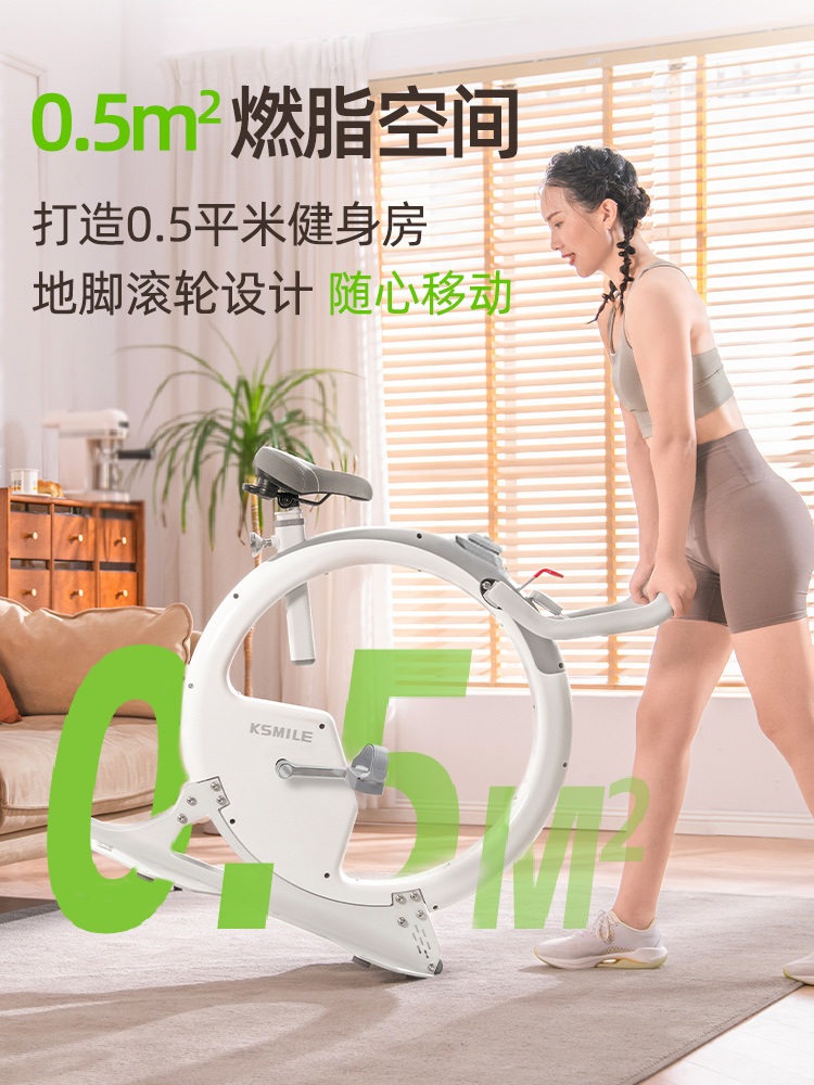 실내바이크 가정용 스피닝 운동기구 헬스장 싸이클 (기본형) 블루투스+폰거치대 - 상세 이미지 5