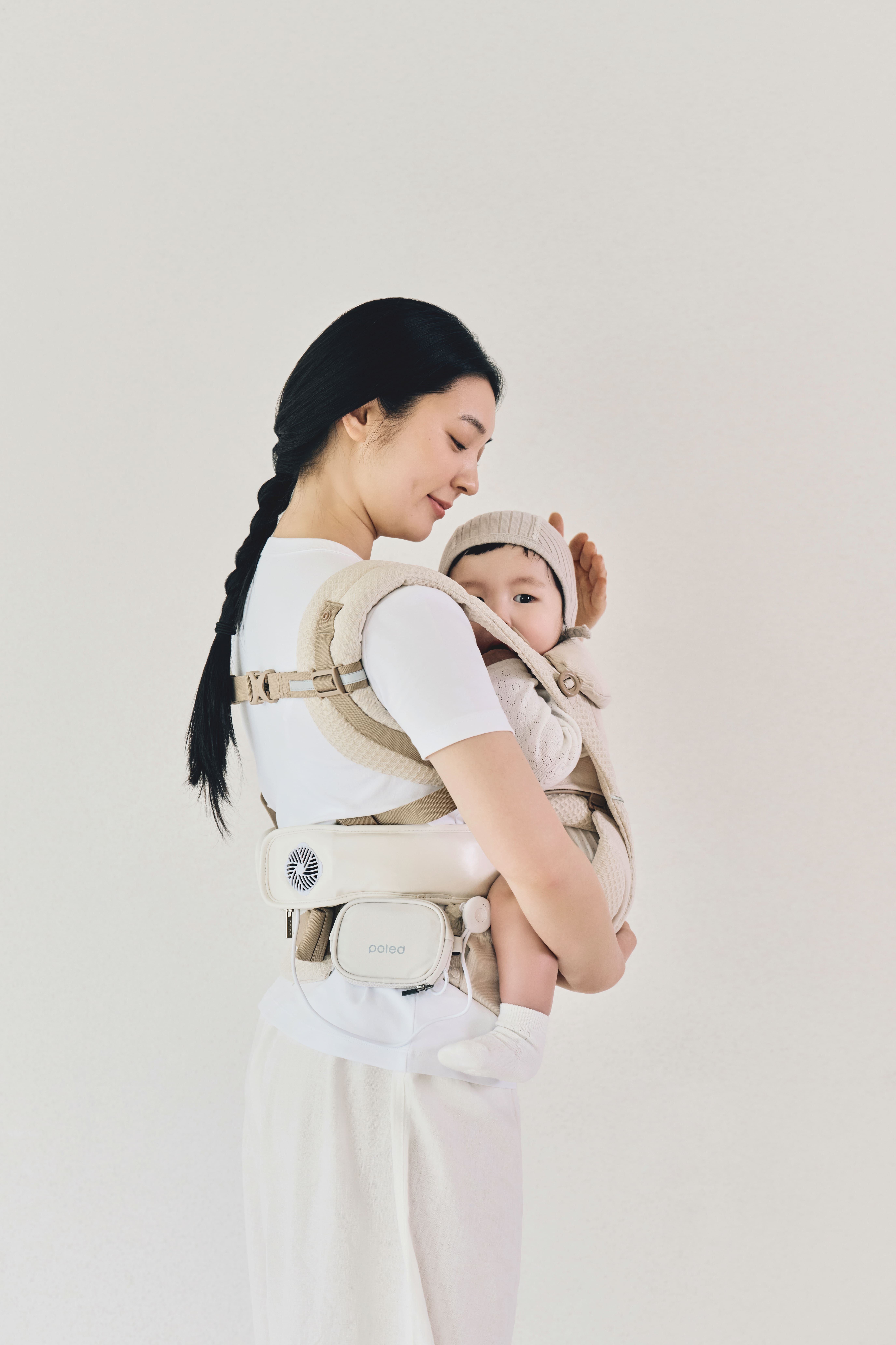 폴레드 에어러브허그 힙시트캐리어 신생아 아기띠 통풍 패드 쿨 시트