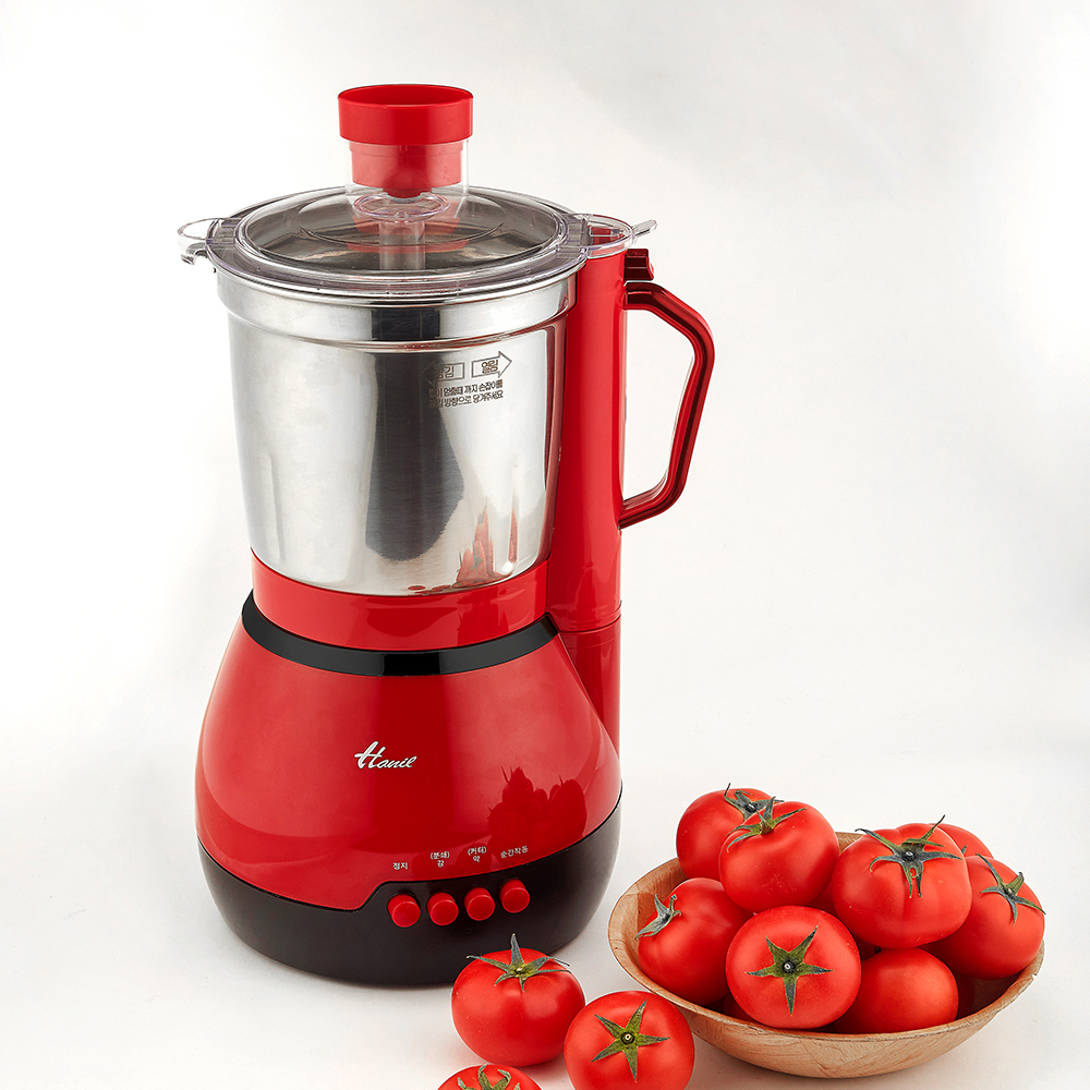 한일 대형 믹서기 대용량 믹서기 초고속 블렌더 스텐 콩국수 레드