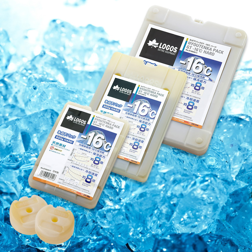 로고스 보냉 빙점하팩 GT -16도 휴대용 빙점팩 투명 900g