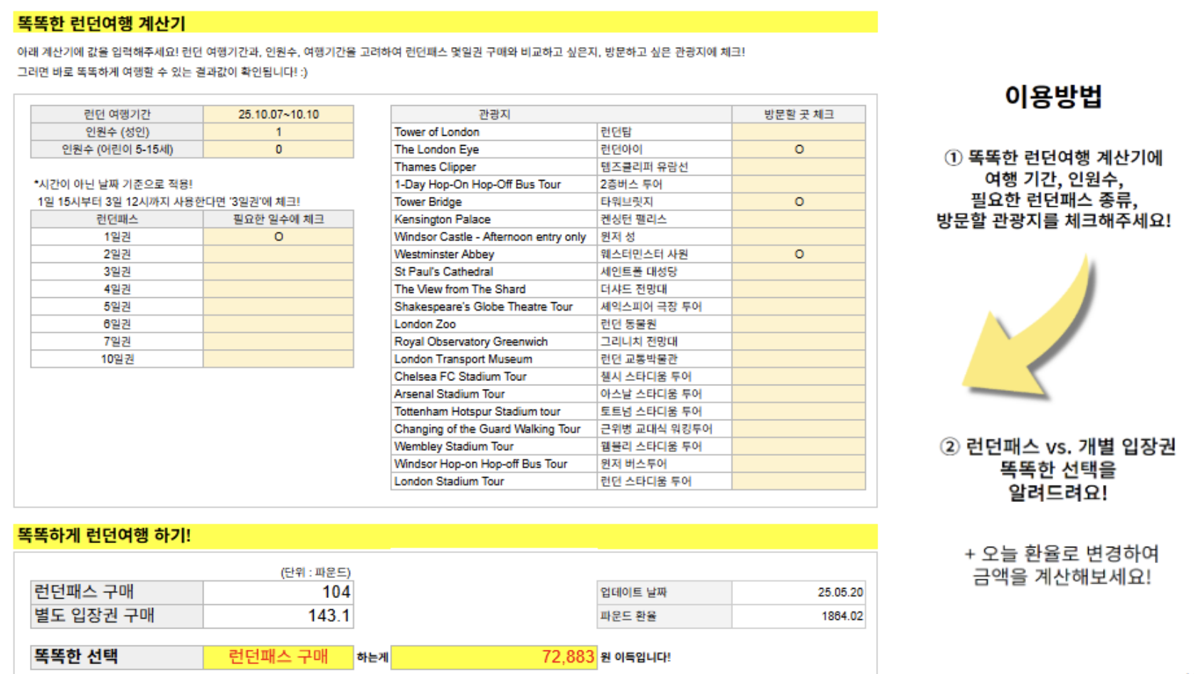 나만의 똑똑한 유럽여행비서 (완결판)