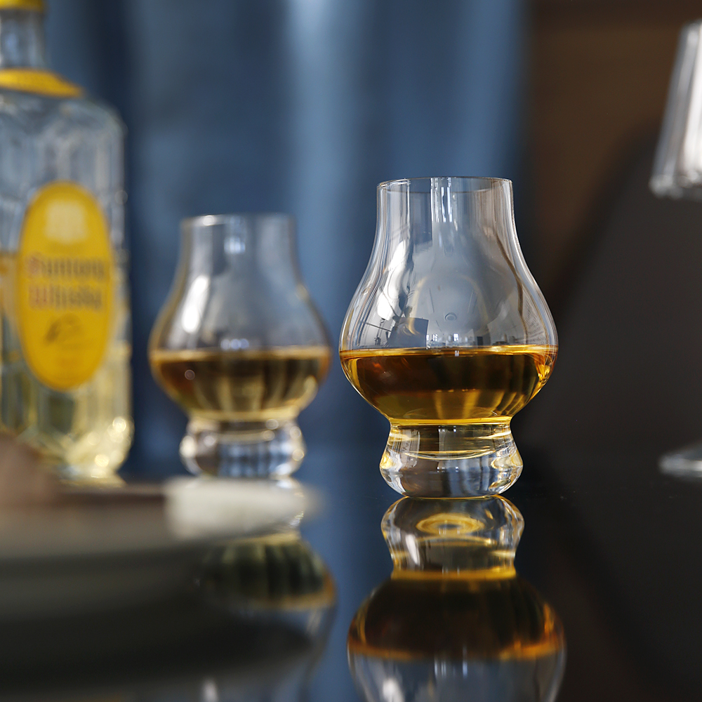 싱글몰트 튤립 위스키잔 210ml 2P